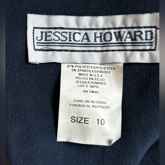 Jessica Howard women’s dress size 10, block pattern of blues - Picture 12 of 13